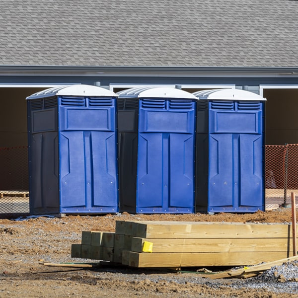 are there any restrictions on where i can place the portable restrooms during my rental period in Skaneateles NY